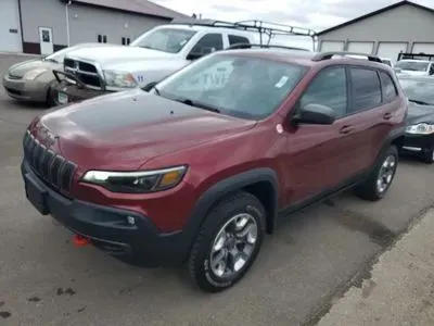 Red 2019 Jeep Cherokee TrailHawk Elite Sport Utility 4D for sale in Wadena, MN
