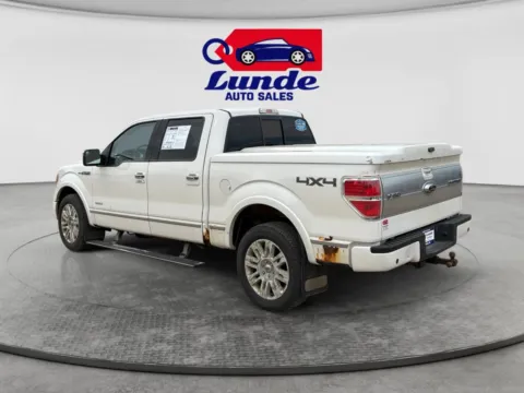 Another view of 2012 Ford F-150 SuperCrew Cab Platinum Pickup 4D 5 1/2 ft for sale in Wadena, MN at Lunde Auto Sales Center