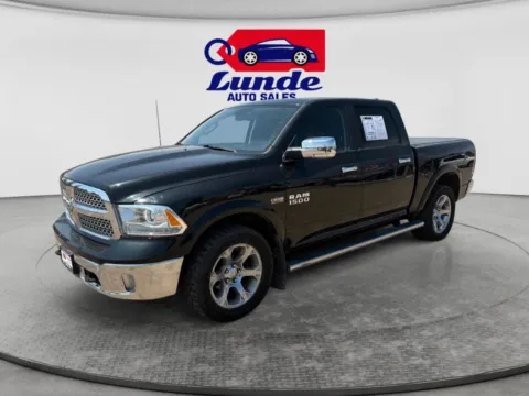 Green 2017 Ram 1500 Crew Cab Laramie Pickup 4D 5 1/2 ft for sale in Wadena, MN