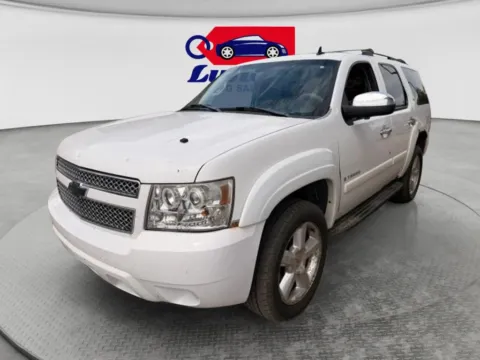 White 2008 Chevrolet Tahoe LTZ Sport Utility 4D for sale in Wadena, MN