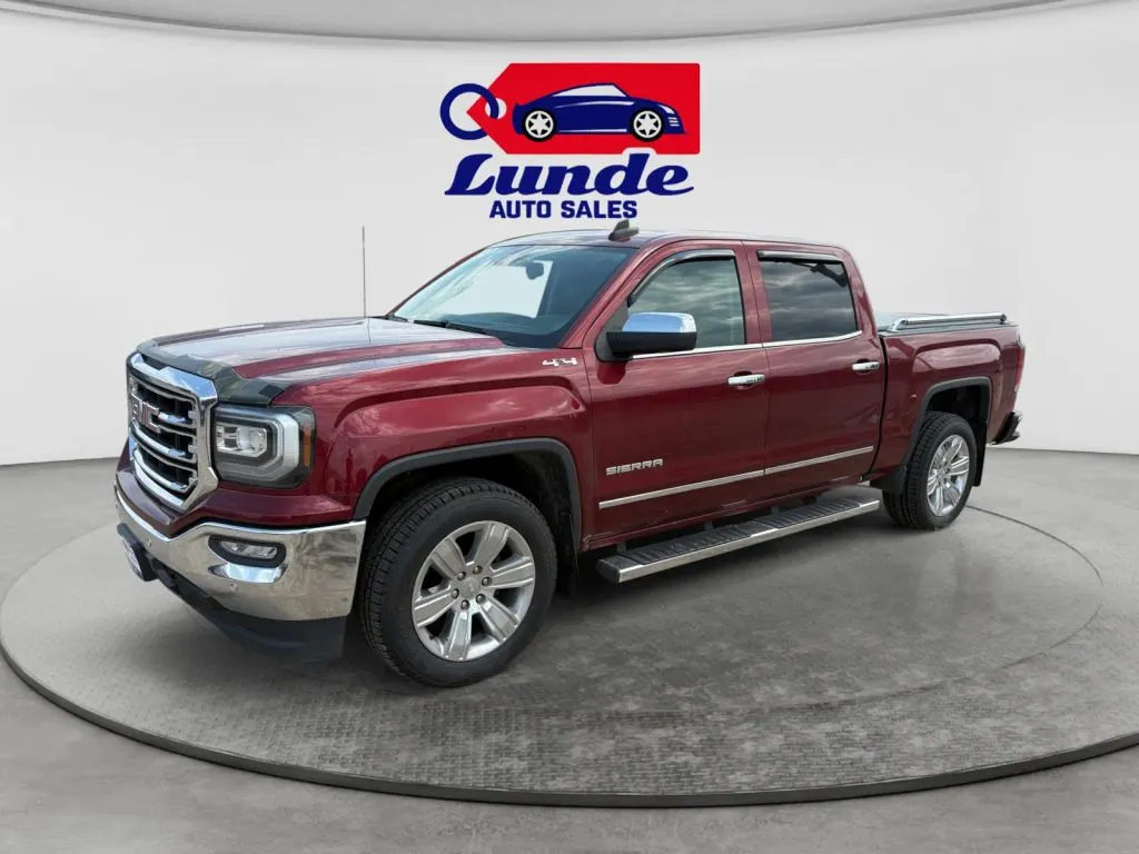 Red 2017 GMC Sierra 1500 Crew Cab SLT Pickup 4D 5 3/4 ft for sale in Wadena, MN