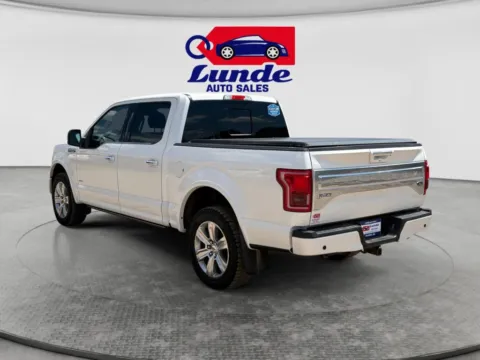 Another view of 2016 Ford F-150 SuperCrew Cab Platinum Pickup 4D 5 1/2 ft for sale in Wadena, MN at Lunde Auto Sales Center