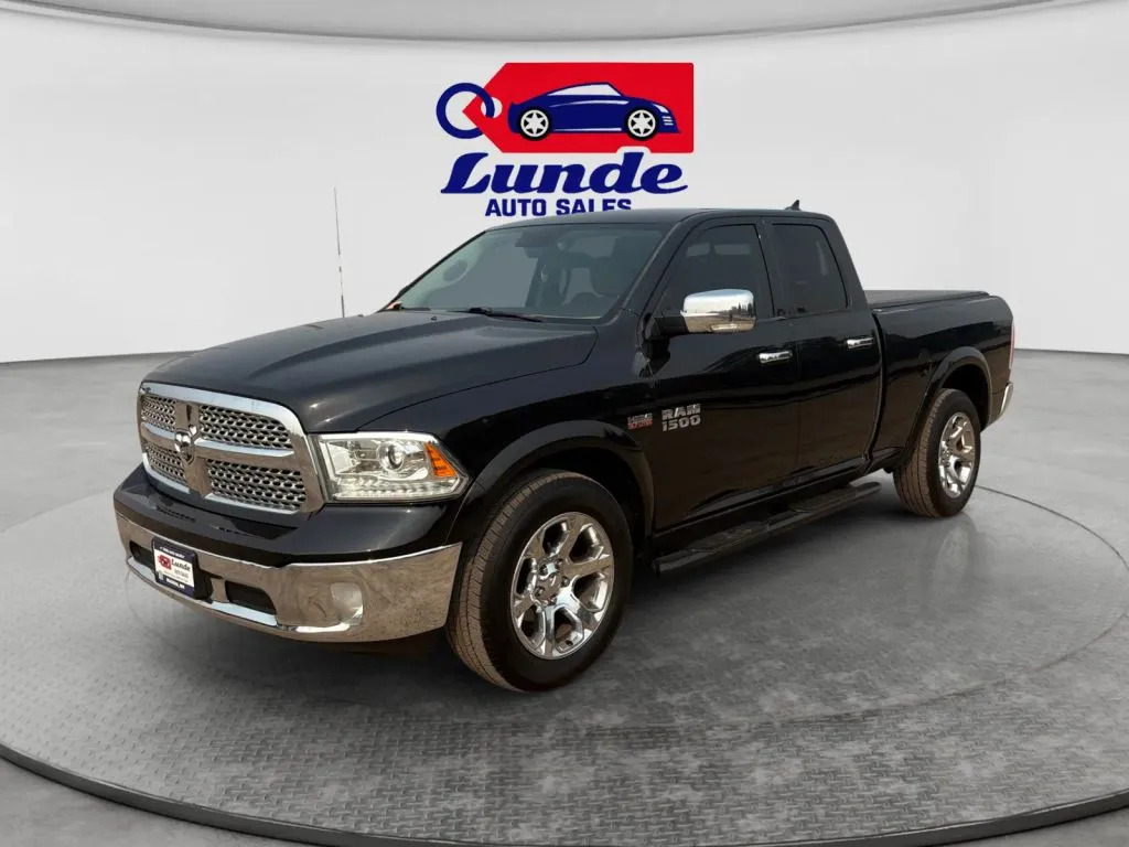 Black 2017 Ram 1500 Quad Cab Laramie Pickup 4D 6 1/3 ft for sale in Wadena, MN