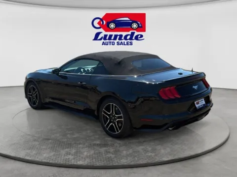 Another view of 2019 Ford Mustang EcoBoost Premium Convertible 2D for sale in Wadena, MN at Lunde Auto Sales Center