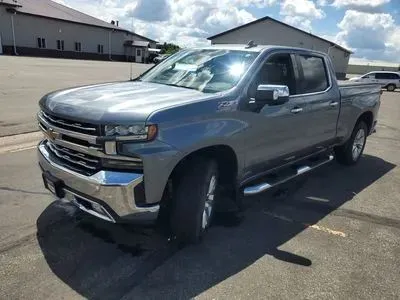 Gray 2020 Chevrolet Silverado 1500 Crew Cab LTZ Pickup 4D 6 1/2 ft for sale in Wadena, MN