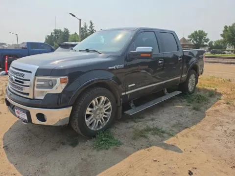 Black 2013 Ford F-150 SuperCrew Cab Platinum Pickup 4D 5 1/2 ft for sale in Wadena, MN