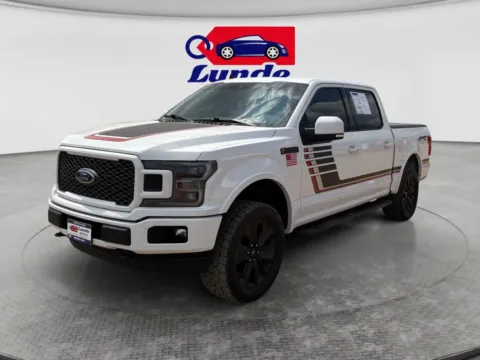 White 2020 Ford F-150 SuperCrew Cab Lariat Pickup 4D 5 1/2 ft for sale in Wadena, MN