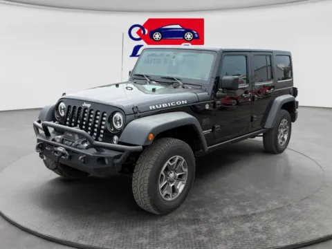 Black 2014 Jeep Wrangler Unlimited Rubicon Sport Utility 4D for sale in Wadena, MN