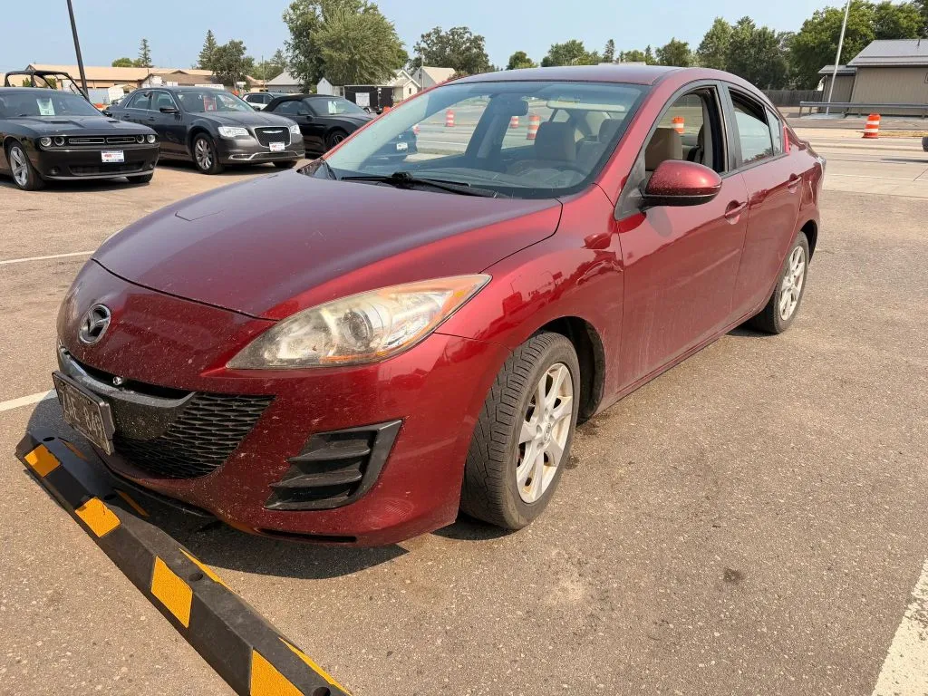 Red 2010 MAZDA MAZDA3 i Touring Sedan 4D for sale in Wadena, MN