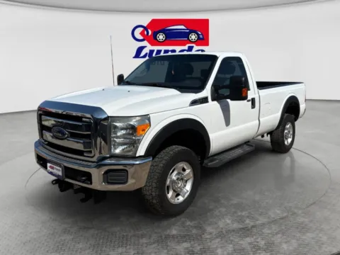 White 2015 Ford F350 Super Duty Regular Cab XLT Pickup 2D 8 ft for sale in Wadena, MN