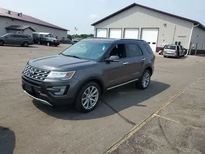 Gray 2017 Ford Explorer Limited Sport Utility 4D for sale in Wadena, MN