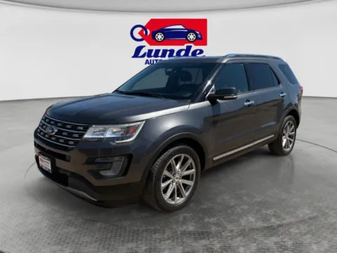 Gray 2017 Ford Explorer Limited Sport Utility 4D for sale in Wadena, MN