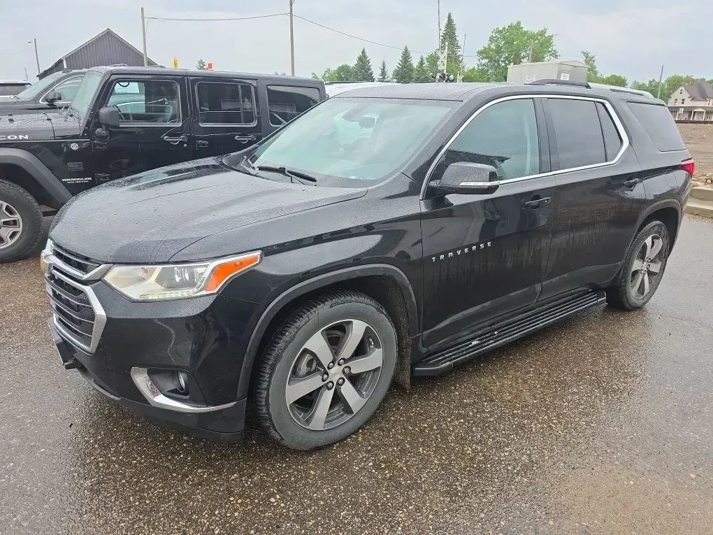 Black 2018 Chevrolet Traverse LT Sport Utility 4D for sale in Wadena, MN