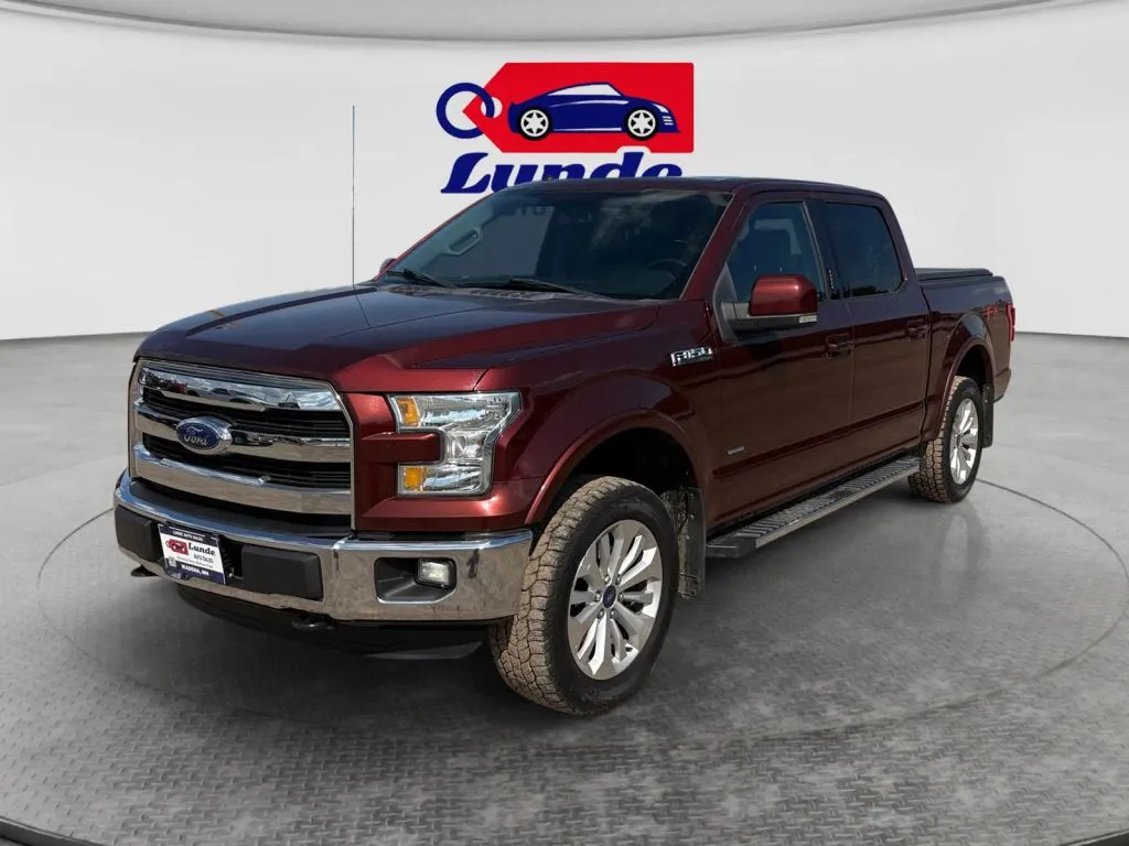 Brown 2015 Ford F-150 SuperCrew Cab Lariat Pickup 4D 5 1/2 ft for sale in Wadena, MN