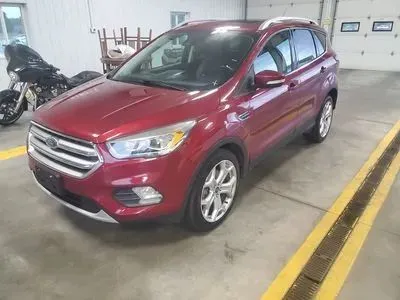 Red 2017 Ford Escape Titanium Sport Utility 4D for sale in Wadena, MN