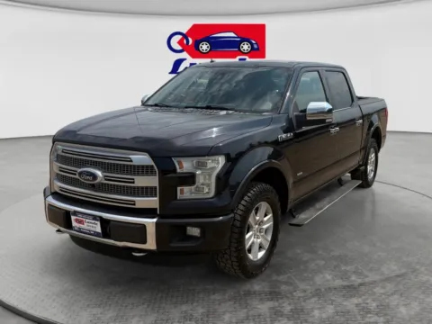 Black 2015 Ford F-150 SuperCrew Cab Platinum Pickup 4D 5 1/2 ft for sale in Wadena, MN