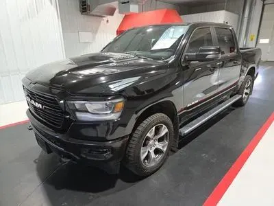Black 2023 Ram 1500 Crew Cab Laramie Pickup 4D 5 1/2 ft for sale in Wadena, MN