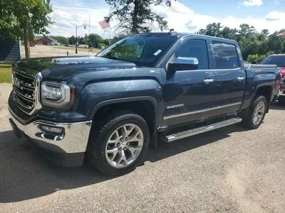 Gray 2018 GMC Sierra 1500 Crew Cab SLT Pickup 4D 5 3/4 ft for sale in Wadena, MN