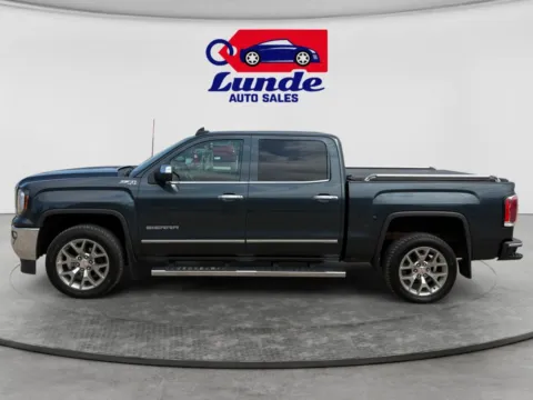 Photos of 2018 GMC Sierra 1500 Crew Cab SLT Pickup 4D 5 3/4 ft for sale in Wadena, MN at Lunde Auto Sales Center