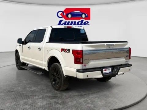 Another view of 2018 Ford F-150 SuperCrew Cab Platinum Pickup 4D 5 1/2 ft for sale in Wadena, MN at Lunde Auto Sales Center