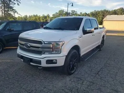 White 2018 Ford F-150 SuperCrew Cab Platinum Pickup 4D 5 1/2 ft for sale in Wadena, MN