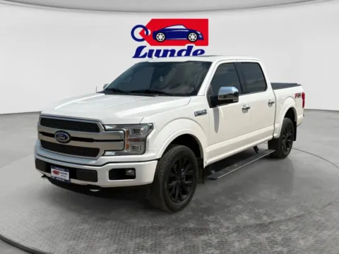 White 2018 Ford F-150 SuperCrew Cab Platinum Pickup 4D 5 1/2 ft for sale in Wadena, MN