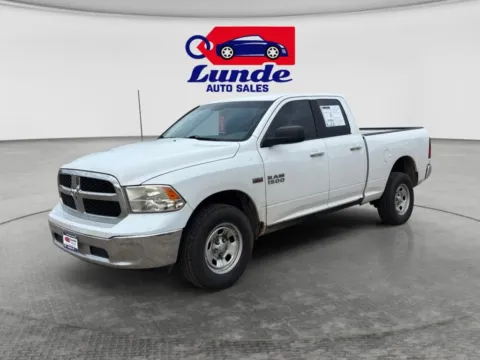 White 2017 Ram 1500 Quad Cab SLT Pickup 4D 6 1/3 ft for sale in Wadena, MN