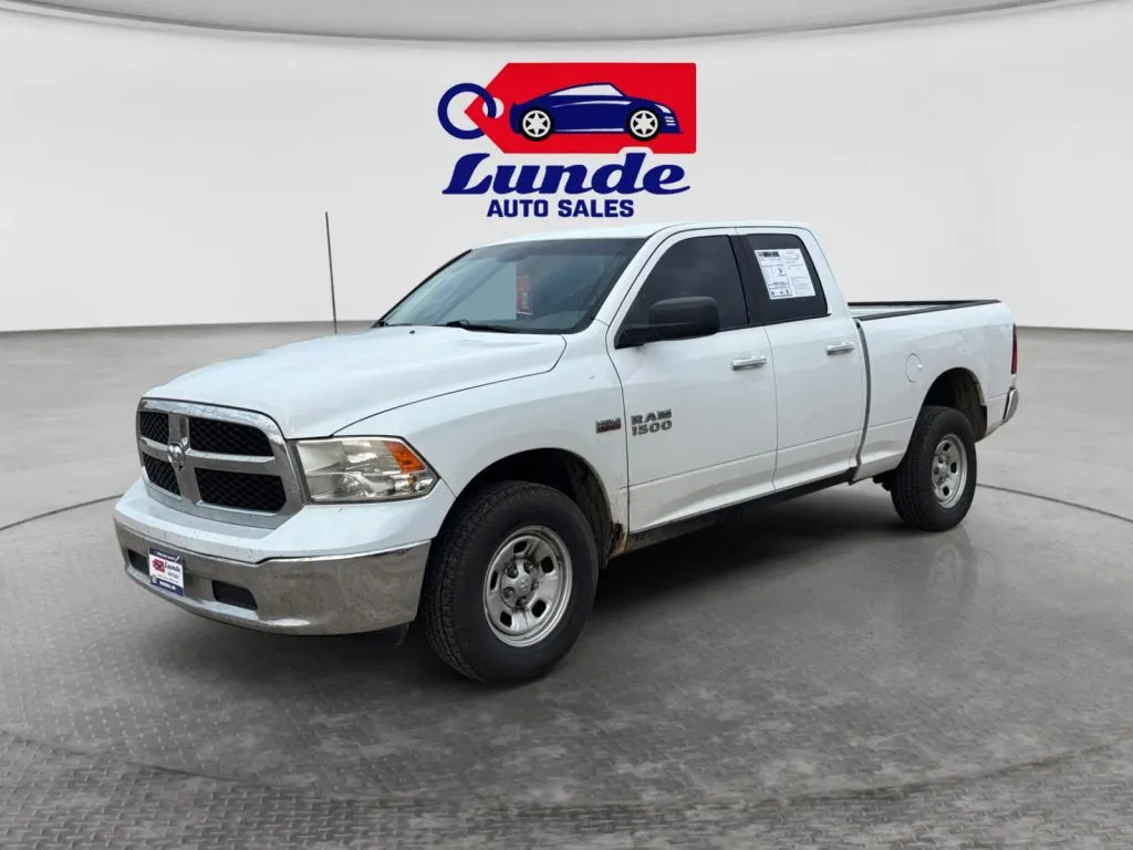 White 2017 Ram 1500 Quad Cab SLT Pickup 4D 6 1/3 ft for sale in Wadena, MN