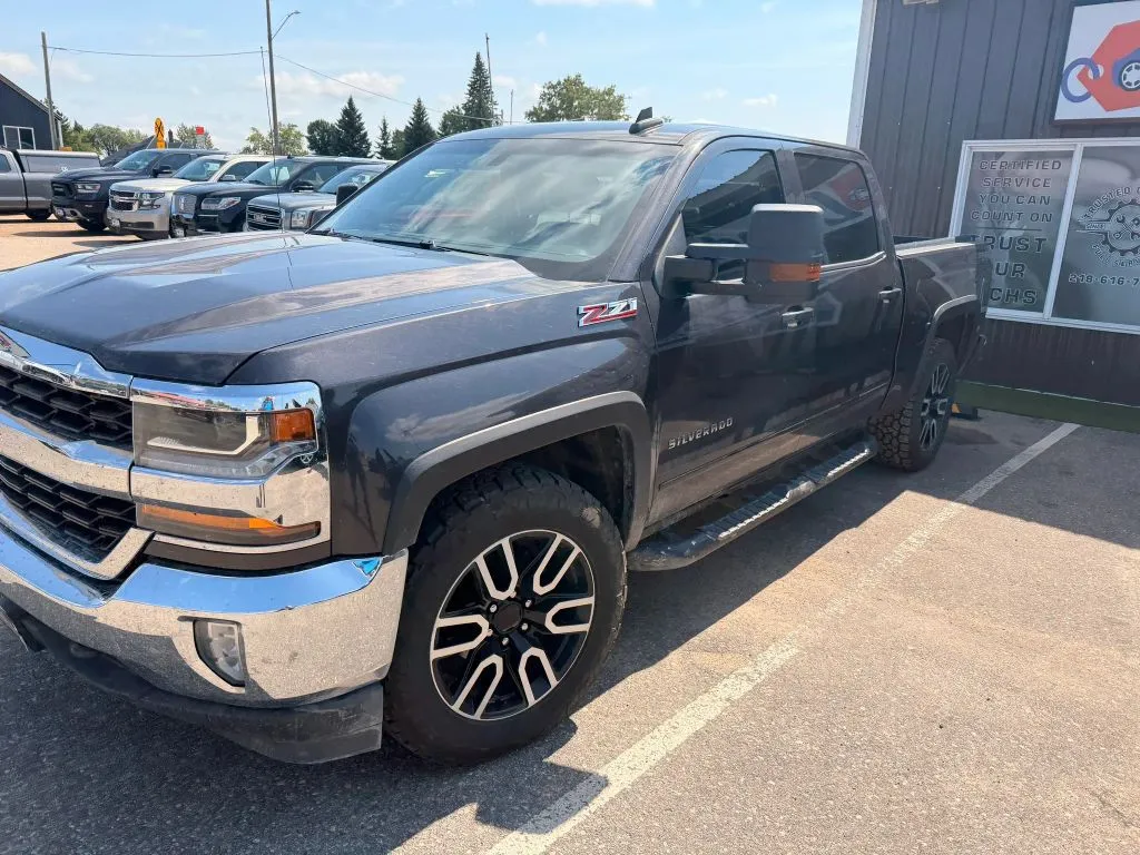 Black 2016 Chevrolet Silverado 1500 Crew Cab LT Pickup 4D 5 3/4 ft for sale in Wadena, MN