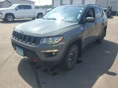Gray 2020 Jeep Compass Trailhawk Sport Utility 4D for sale in Wadena, MN
