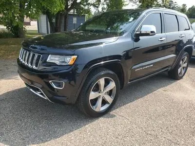 Black 2015 Jeep Grand Cherokee Overland Sport Utility 4D for sale in Wadena, MN