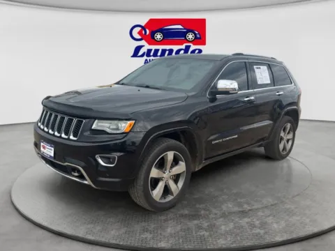 Black 2015 Jeep Grand Cherokee Overland Sport Utility 4D for sale in Wadena, MN