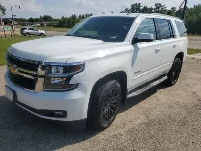 White 2015 Chevrolet Tahoe LT Sport Utility 4D for sale in Wadena, MN
