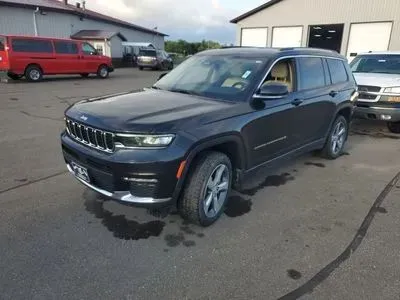 Black 2022 Jeep Grand Cherokee L Limited Sport Utility 4D for sale in Wadena, MN
