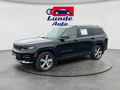 Black 2022 Jeep Grand Cherokee L Limited Sport Utility 4D for sale in Wadena, MN