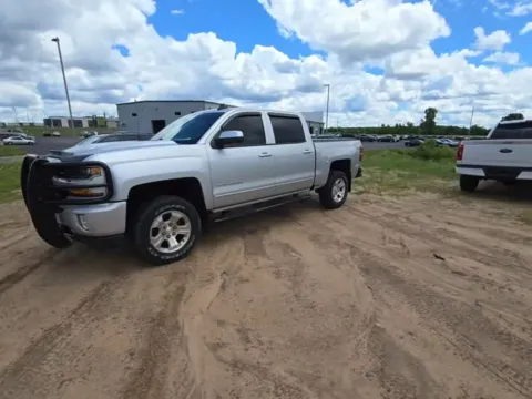 Silver 2017 Chevrolet Silverado 1500 Crew Cab Z71 LT Pickup 4D 5 3/4 ft for sale in Wadena, MN