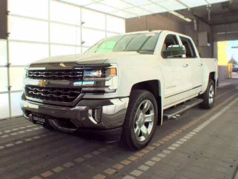 White 2018 Chevrolet Silverado 1500 Crew Cab LTZ Pickup 4D 5 3/4 ft for sale in Wadena, MN