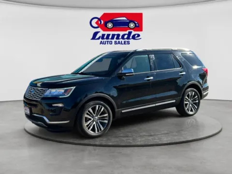 Black 2018 Ford Explorer Platinum Sport Utility 4D for sale in Wadena, MN
