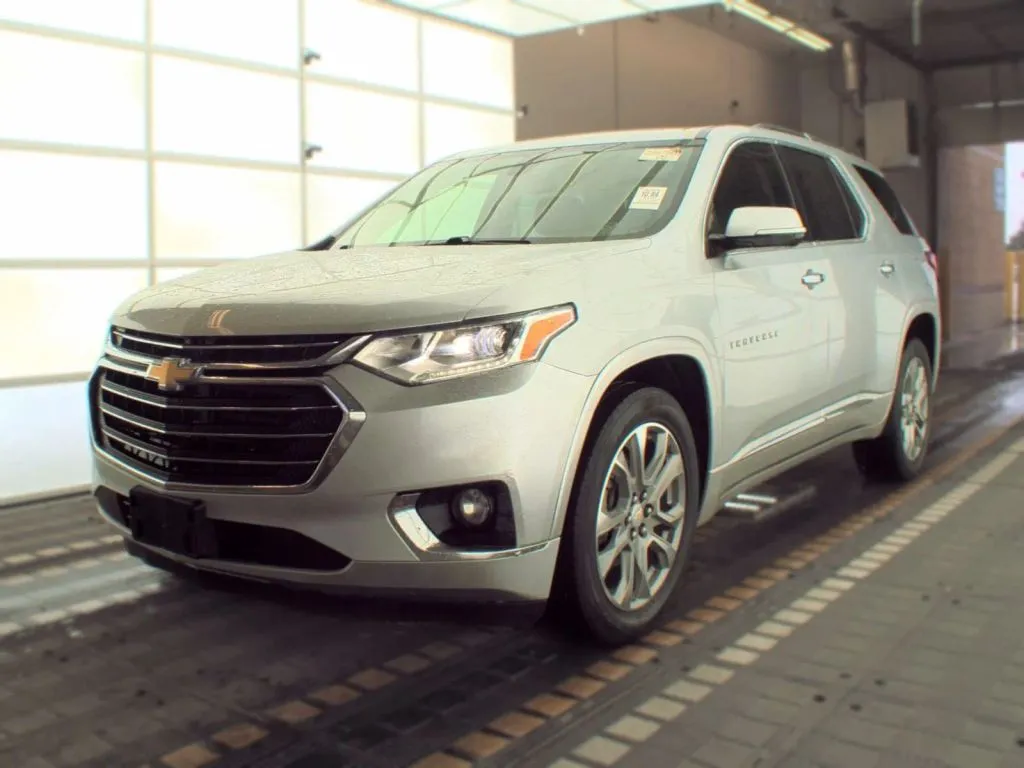 Silver 2019 Chevrolet Traverse Premier Sport Utility 4D for sale in Wadena, MN