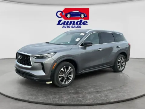 Gray 2023 INFINITI QX60 LUXE Sport Utility 4D for sale in Wadena, MN