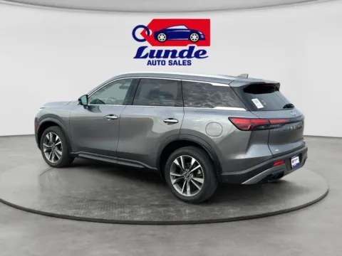 Photos of 2023 INFINITI QX60 LUXE Sport Utility 4D for sale in Wadena, MN at Lunde Auto Sales - Wadena