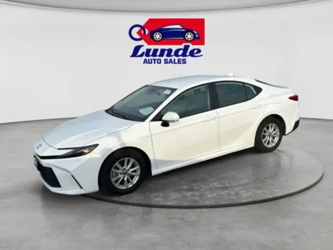 White 2025 Toyota Camry LE Sedan 4D for sale in Wadena, MN