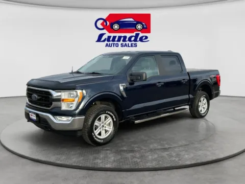Blue 2022 Ford F-150 SuperCrew Cab XLT Pickup 4D 5 1/2 ft for sale in Wadena, MN