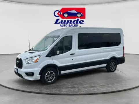 Black 2022 Ford Transit 350 Passenger Van XLT w/Medium Roof Van 3D for sale in Wadena, MN