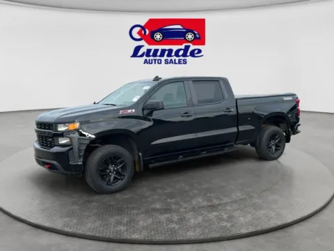 Black 2022 Chevrolet Silverado 1500 Limited Crew Cab Custom Trail Boss Pickup 4D 6 1/2 ft for sale in Wadena, MN