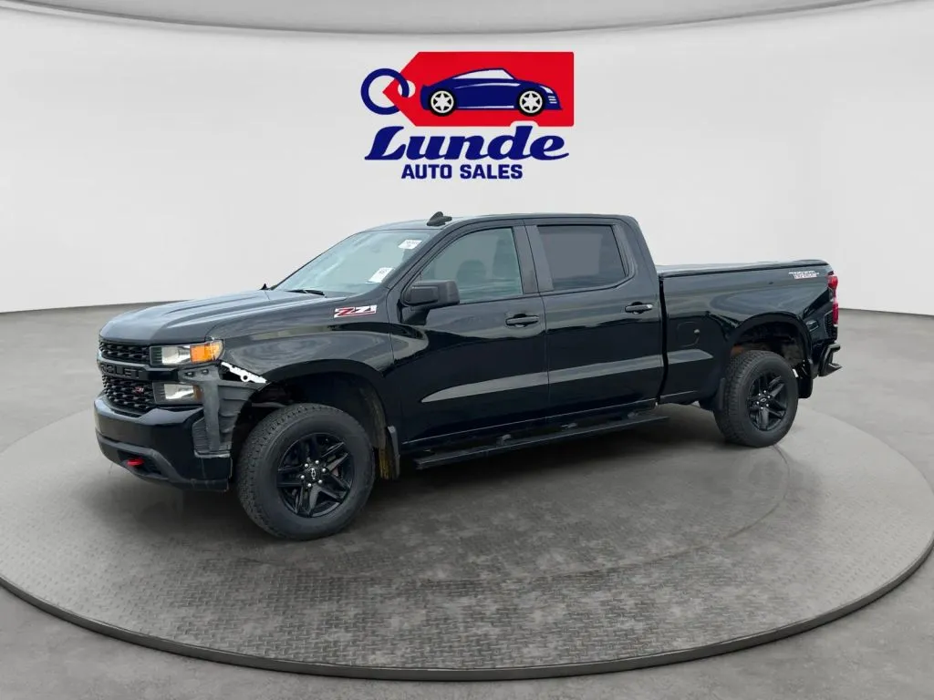 Black 2022 Chevrolet Silverado 1500 Limited Crew Cab Custom Trail Boss Pickup 4D 6 1/2 ft for sale in Wadena, MN