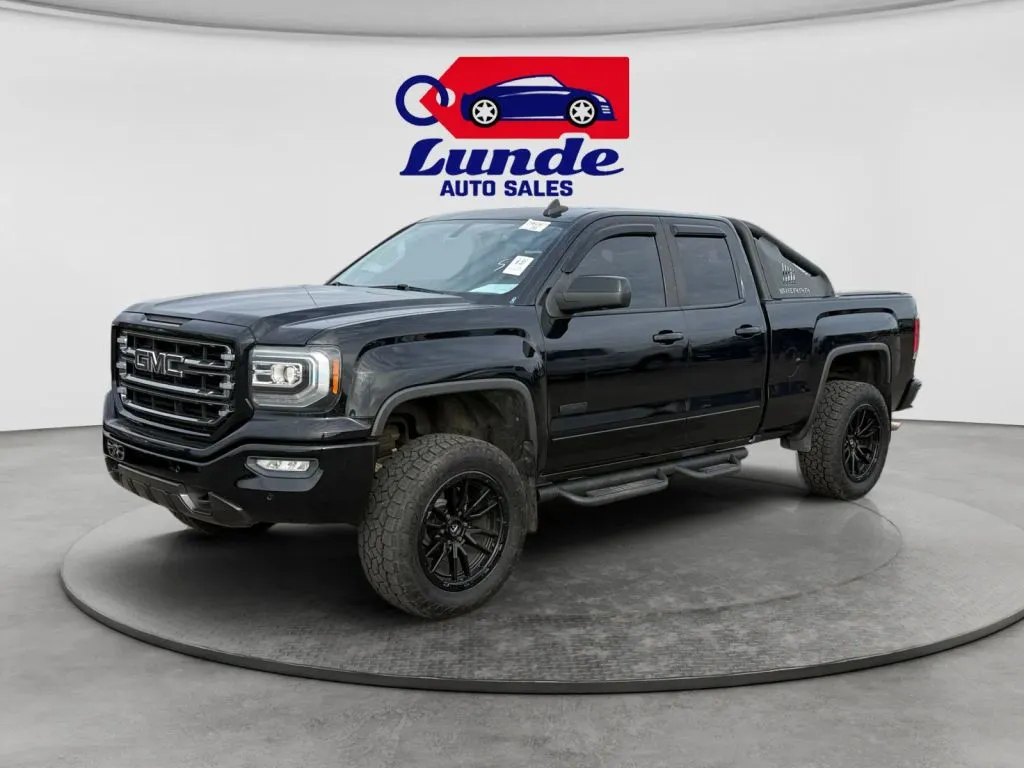 Black 2018 GMC Sierra 1500 Double Cab SLT Pickup 4D 6 1/2 ft for sale in Wadena, MN