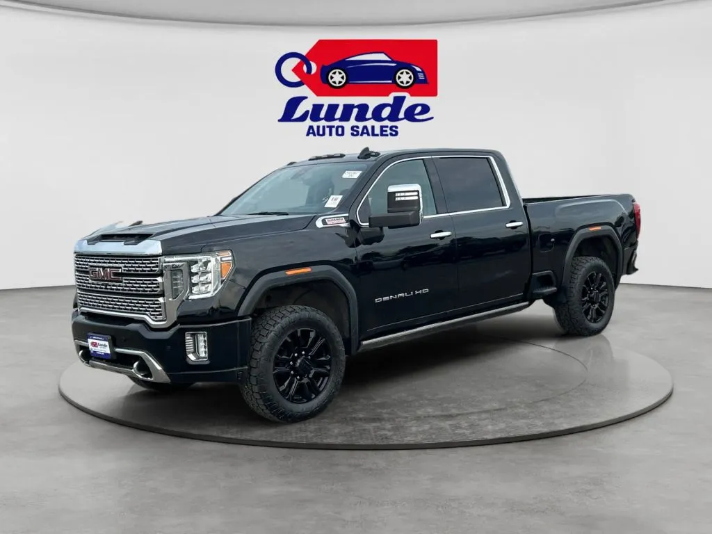 Black 2021 GMC Sierra 2500 HD Crew Cab Denali Pickup 4D 8 ft for sale in Wadena, MN