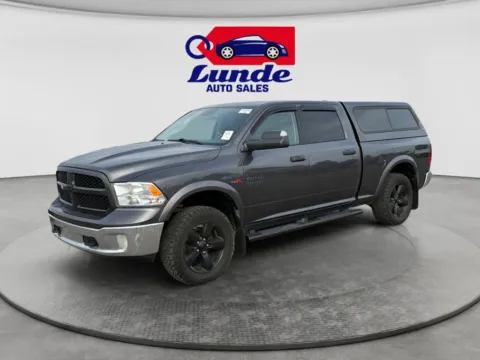 Gray 2017 Ram 1500 Crew Cab SLT Pickup 4D 6 1/3 ft for sale in Wadena, MN