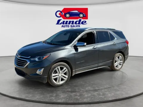 Gray 2018 Chevrolet Equinox Premier Sport Utility 4D for sale in Wadena, MN